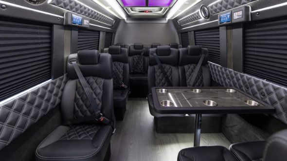 berkeley 15 passenger sprinter van interior