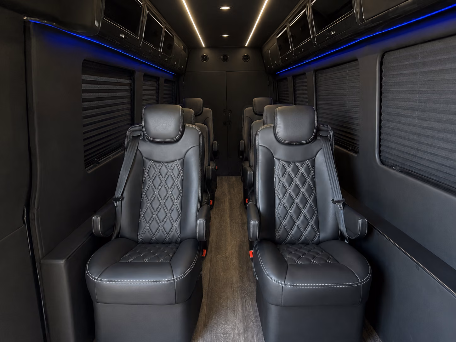 8 passenger sprinter van inside