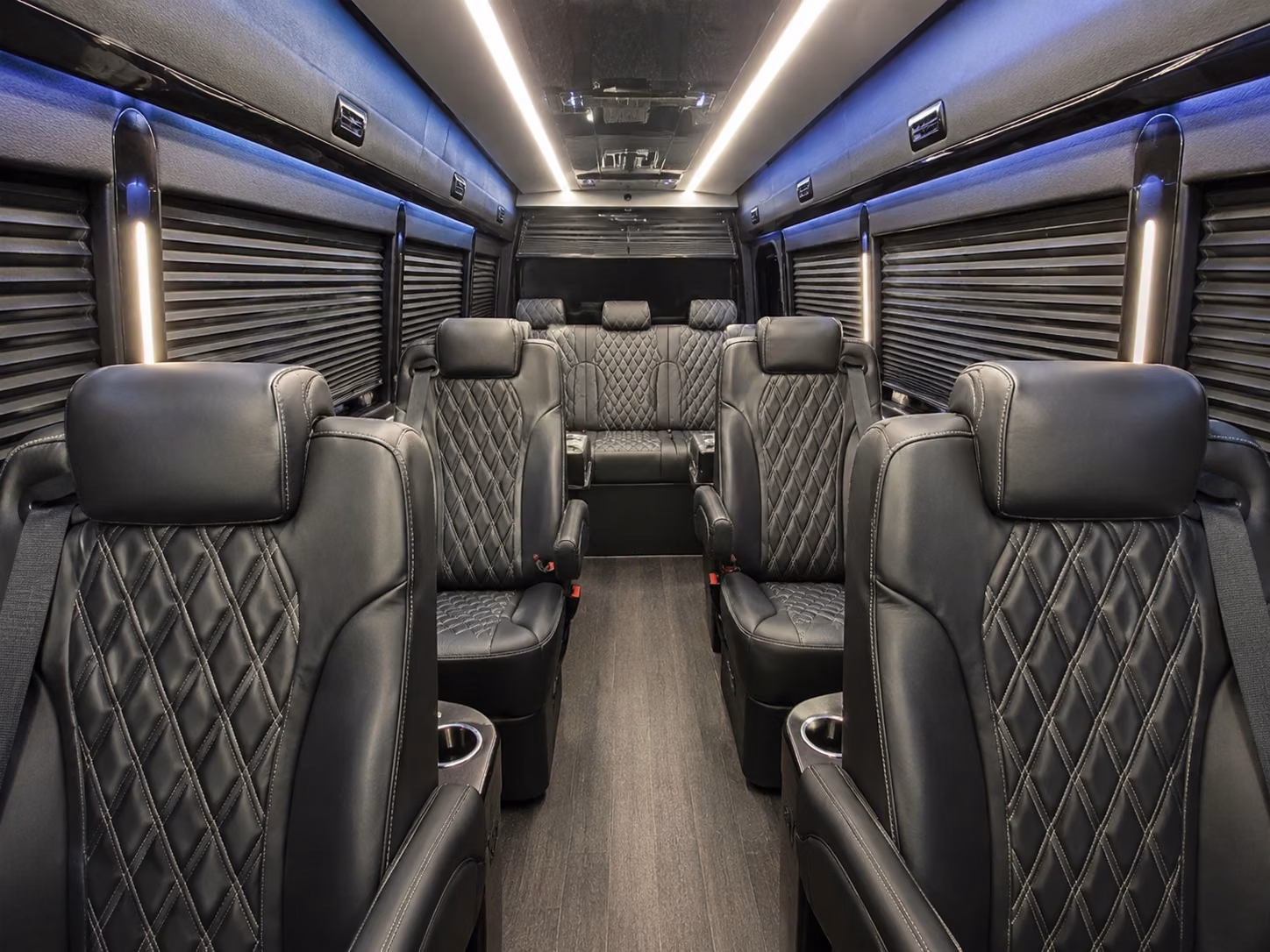 berkeley 10 passenger sprinter van inside