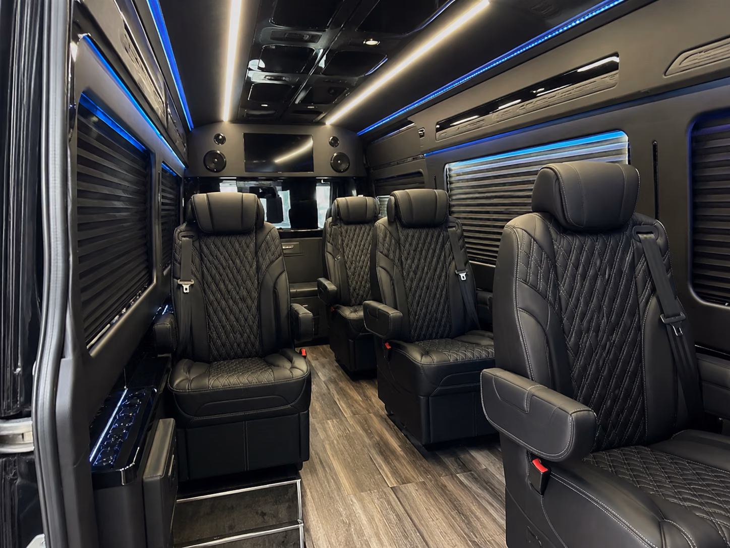 berkeley 10 passenger sprinter van interior