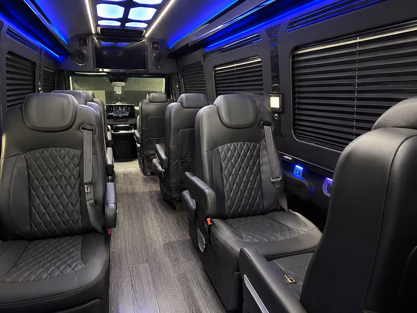 berkeley 15 passenger sprinter van inside