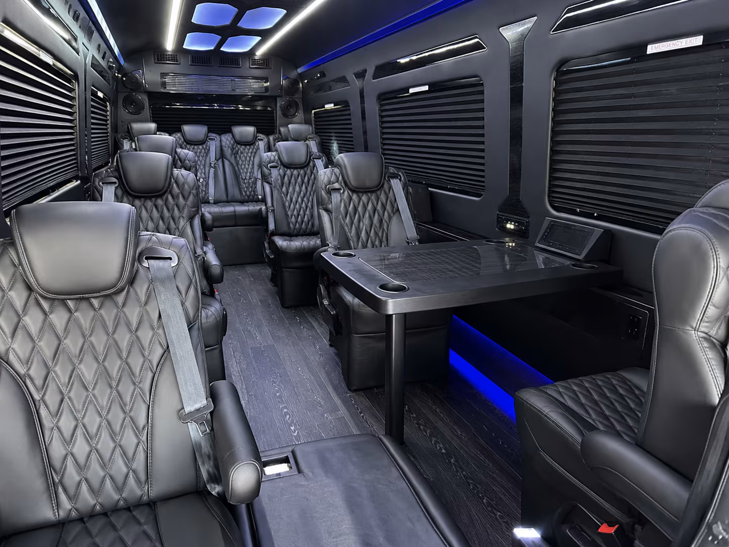 berkeley 20 passenger sprinter van interior
