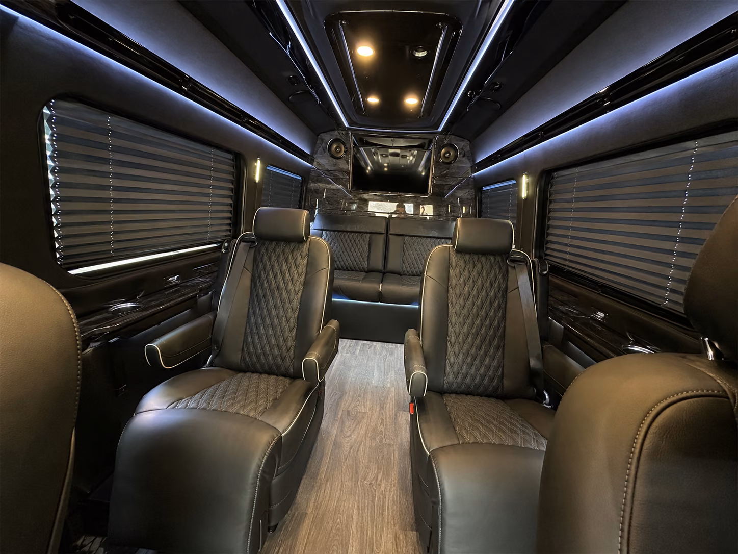 berkeley 8 passenger sprinter van interior
